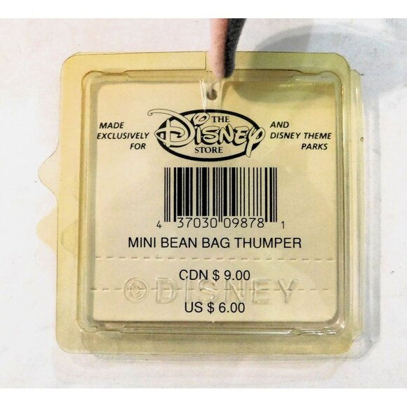 Disney Store Thumper Mini Bean Bag Plush Bunny 6 Inch Original Tag Bambi - Picture 5 of 5